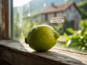 Pourquoi les citrons restent verts