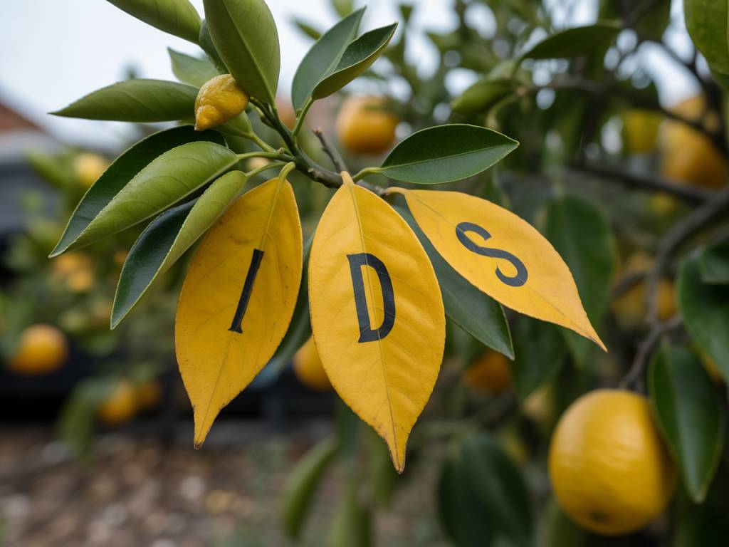 Exploration visuelle décrypter les signaux des feuilles jaunes de citronnier