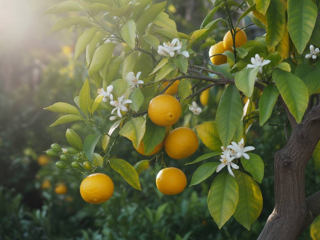 Engrais pour citronnier au printemps