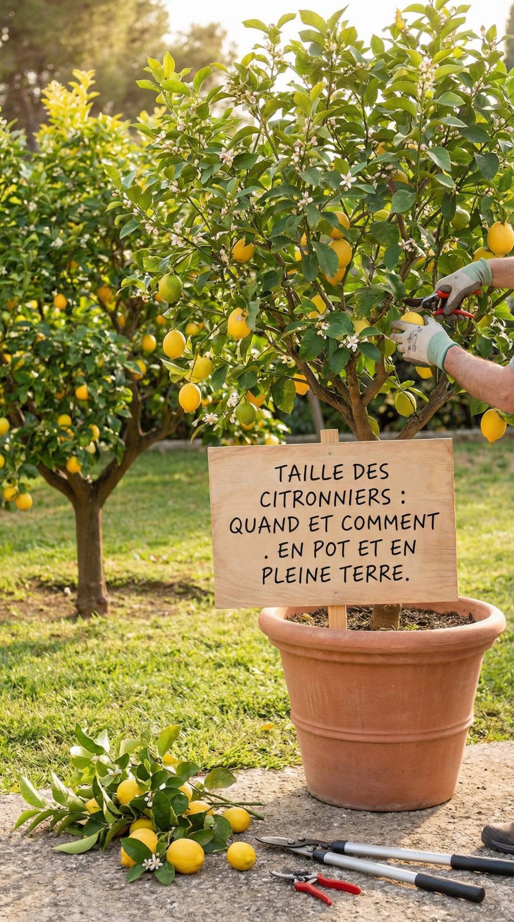 Taille du citronnier : quand et comment tailler un citronnier en pot ou en pleine terre