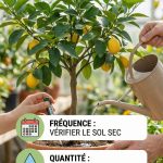 Comment arroser un citronnier en pot : fréquence, quantité et erreurs à éviter