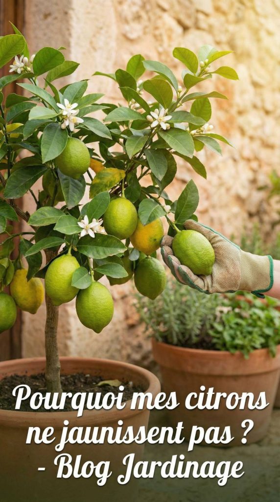 Pourquoi mes citrons ne jaunissent pas sur mon citronnier