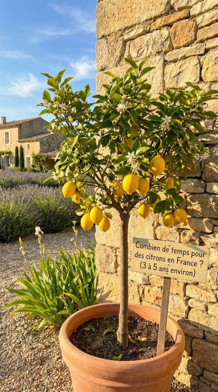 Au bout de combien de temps un citronnier donne des fruits en France