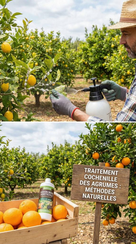 Cochenille des agrumes traitement : méthodes efficaces pour citronniers et orangers