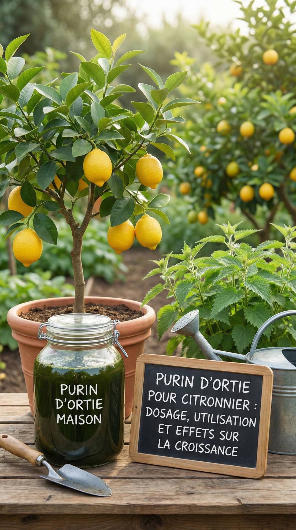 Purin d'ortie pour citronnier : dosage, utilisation et effets sur la croissance