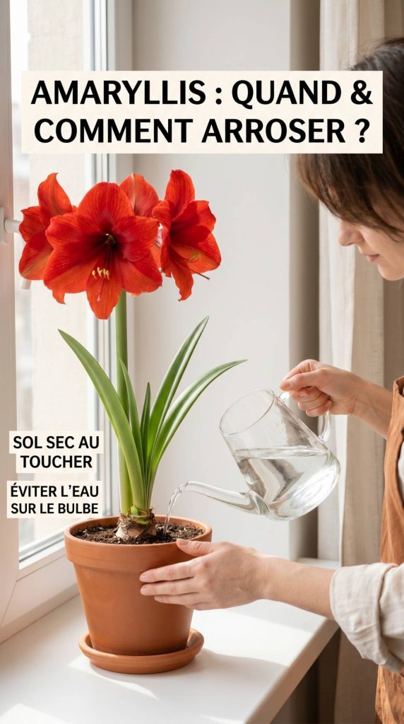 Amaryllis arrosage : quand et comment bien arroser cette plante