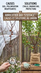 Abricotier qui gomme : causes et solutions au jardin