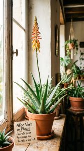 Aloe vera fleurs : comment favoriser la floraison en pot