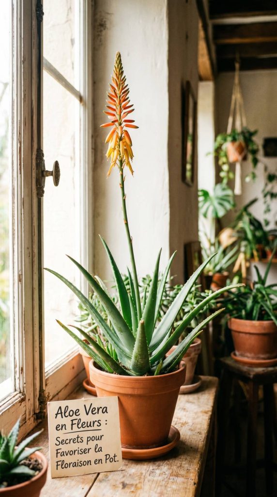 Aloe vera fleurs : comment favoriser la floraison en pot
