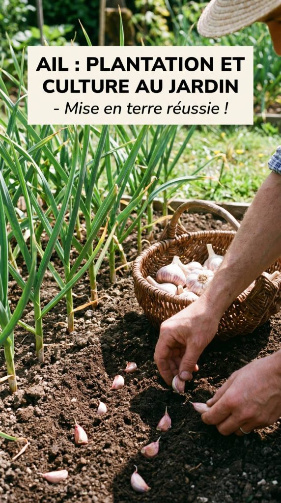 Ail plantation au jardin pour réussir la mise en terre et la culture