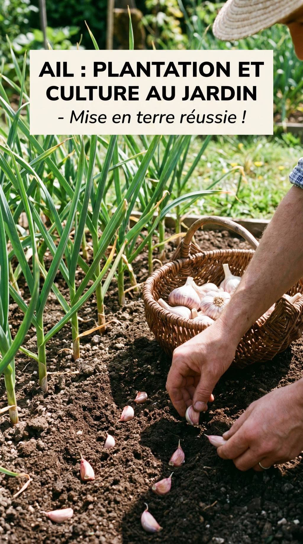 Ail plantation au jardin pour réussir la mise en terre et la culture