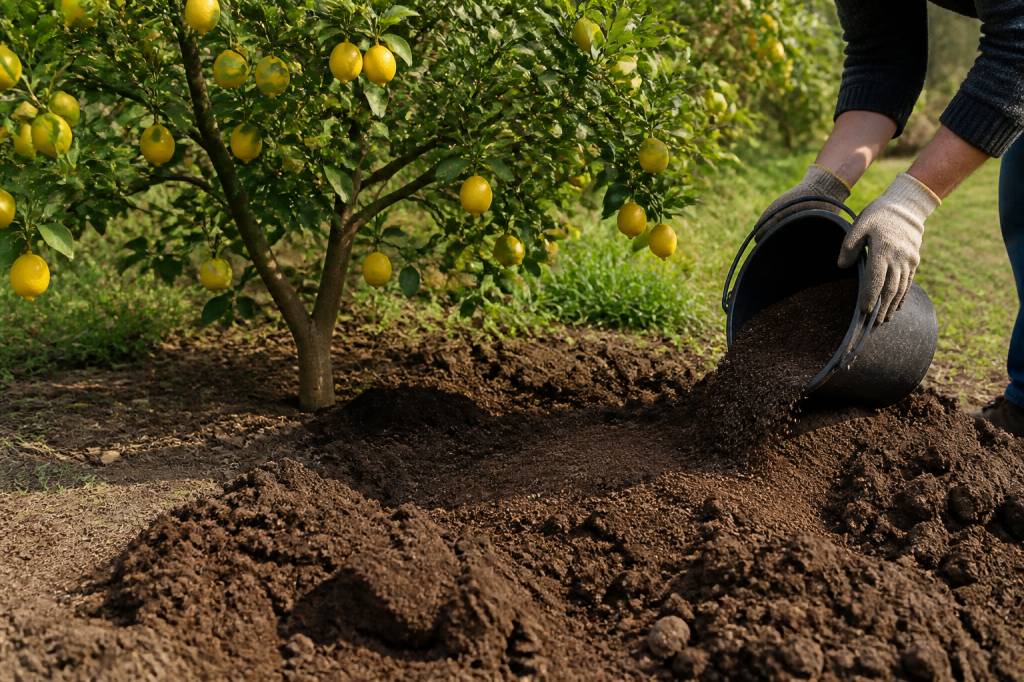 Alléger terre argileuse pour réussir la culture des citronniers et agrumes