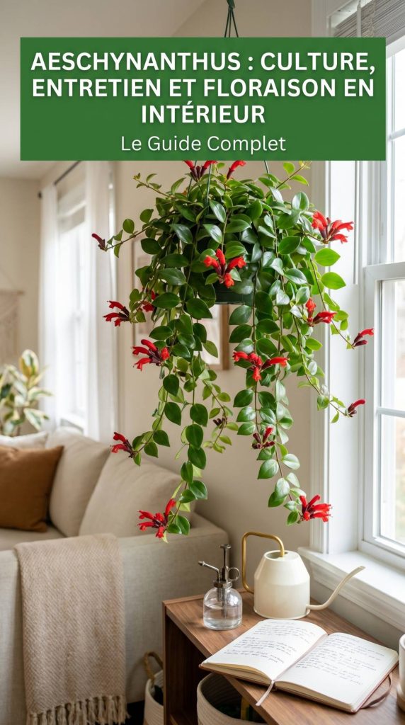 Aeschynanthus : culture, entretien et floraison en intérieur