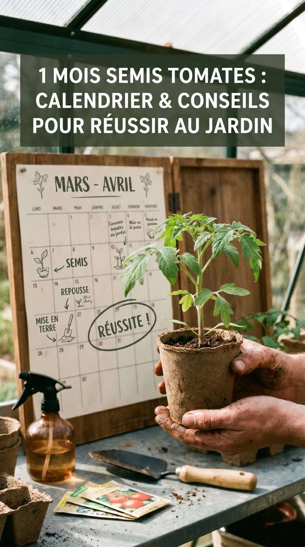 1 mois semis tomates : calendrier et conseils pour réussir au jardin