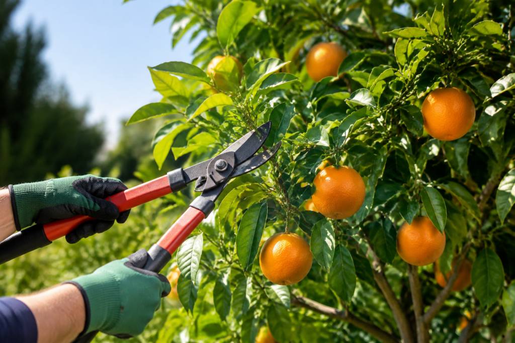 Taille oranger adulte : quand et comment procéder pour favoriser sa fructification